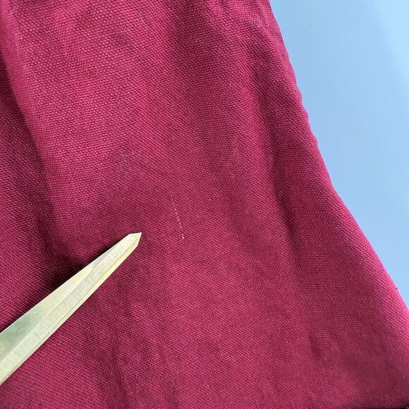 KAF HOME AYESHA CURRY Kids Apron 100% Cotton Chef & Hostess Canvas Oxblood - Picture 5 of 13